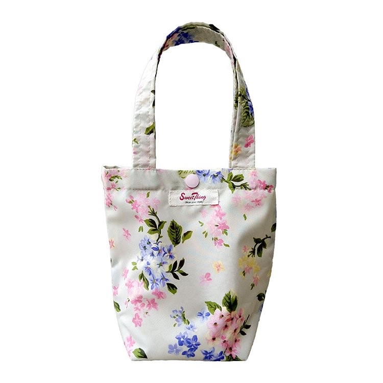 SweettThing 紫紅繡球快速收納防水飲料提袋