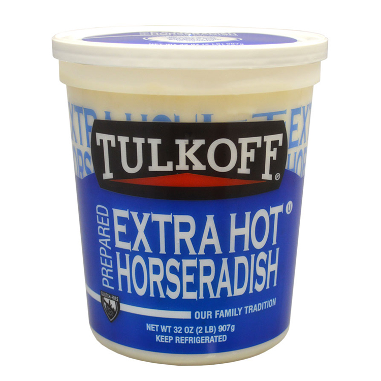 美國Tulkoff 冷藏辣根醬907g extra hot horseradish 適合牛肉海鮮魚類料