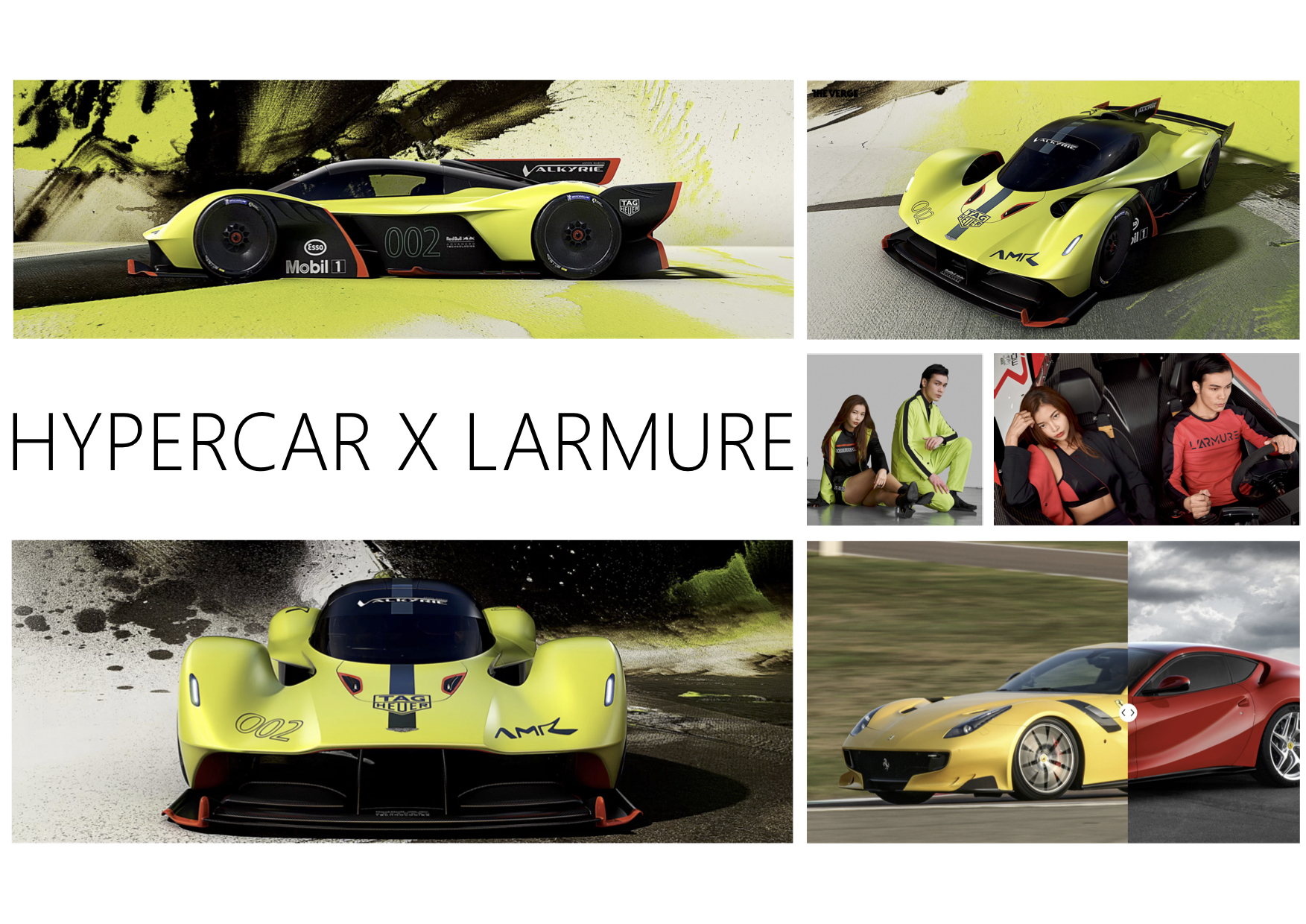 LARMURE這次的新品，發想自每個男人的夢想 - HYPERCAR超級跑車，其實LARMURE設計師私底下，除了熱愛時尚、STARWARS，對於HYPERCAR也抱有非常大的熱情。