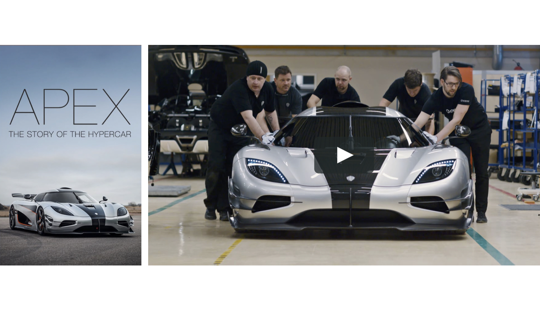 ＃設計師靈感 自從他看了NETFLIX的紀綠片 ”Apex: The Story of the Hypercar” ，便產生了以超級跑車為主題的設計想法。