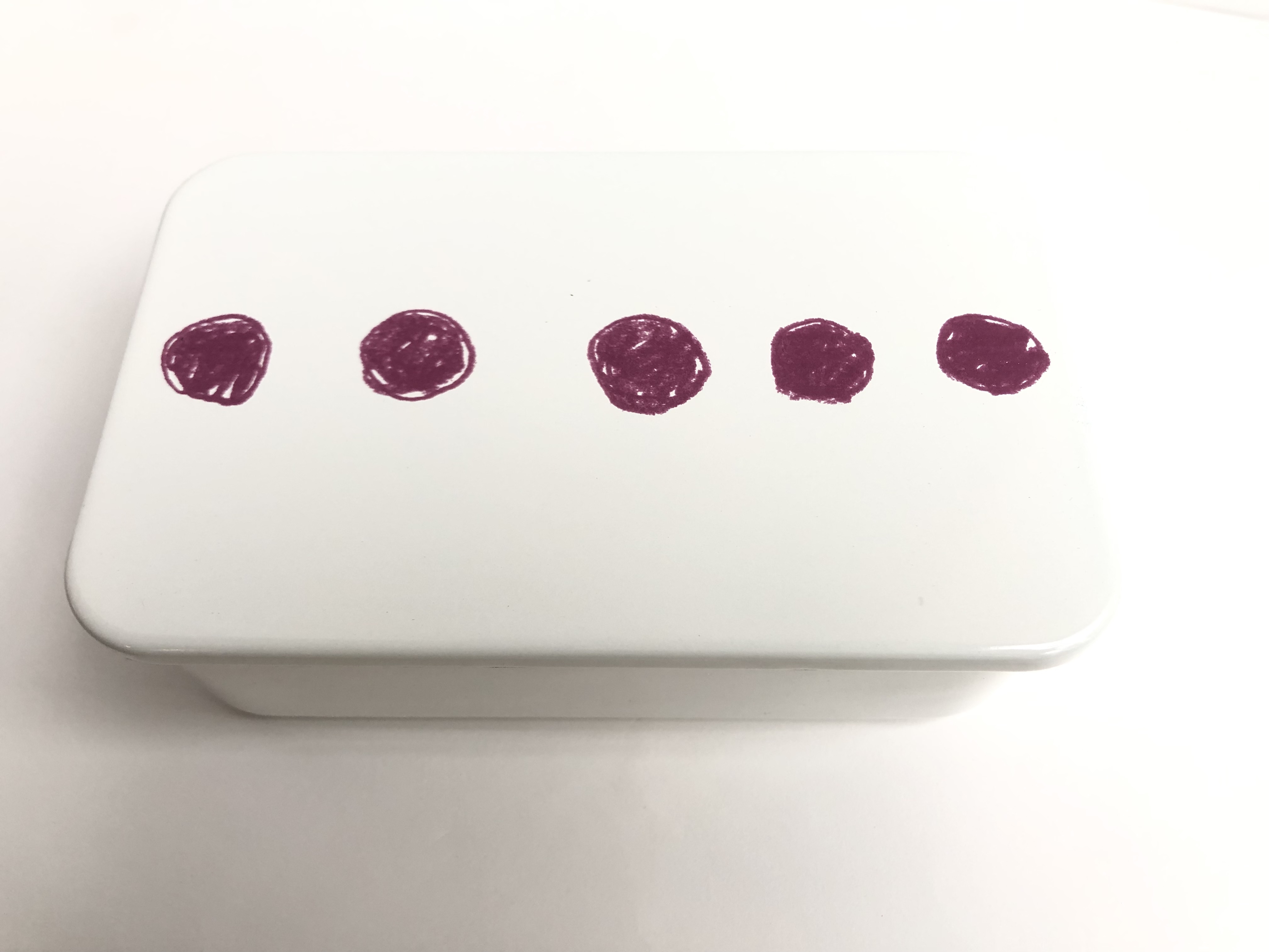 奥村麻利子mitsou紅豆點點琺瑯便當盒