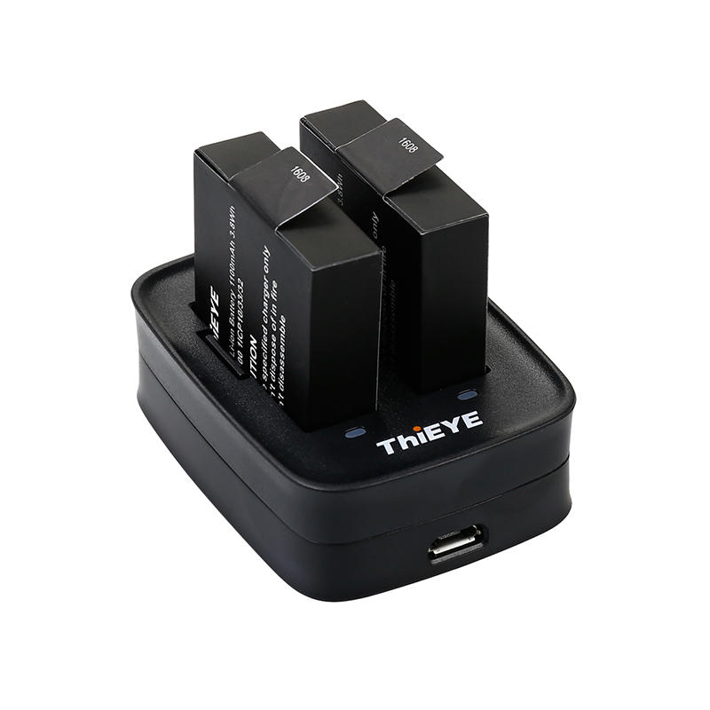 ThiEYE T5 電池套組兩顆電池 送 充電器座充