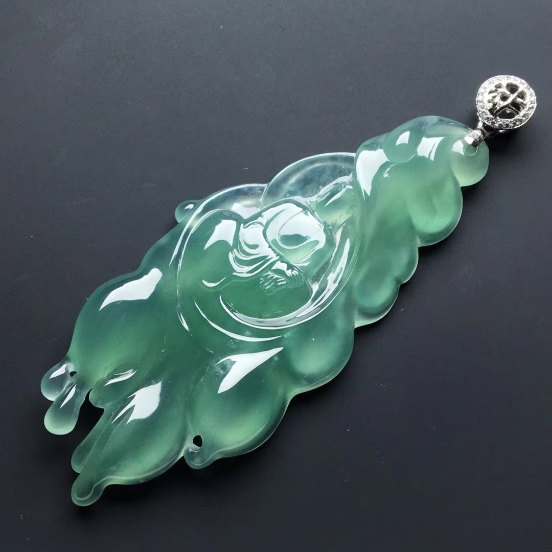 【已結緣】414128 冰種晴水無相觀音