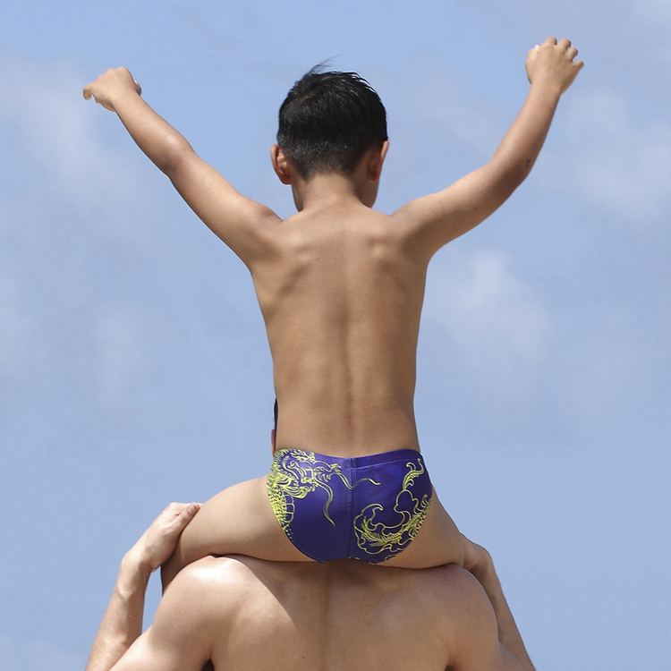 MAR-5107J 小男競賽三角泳褲