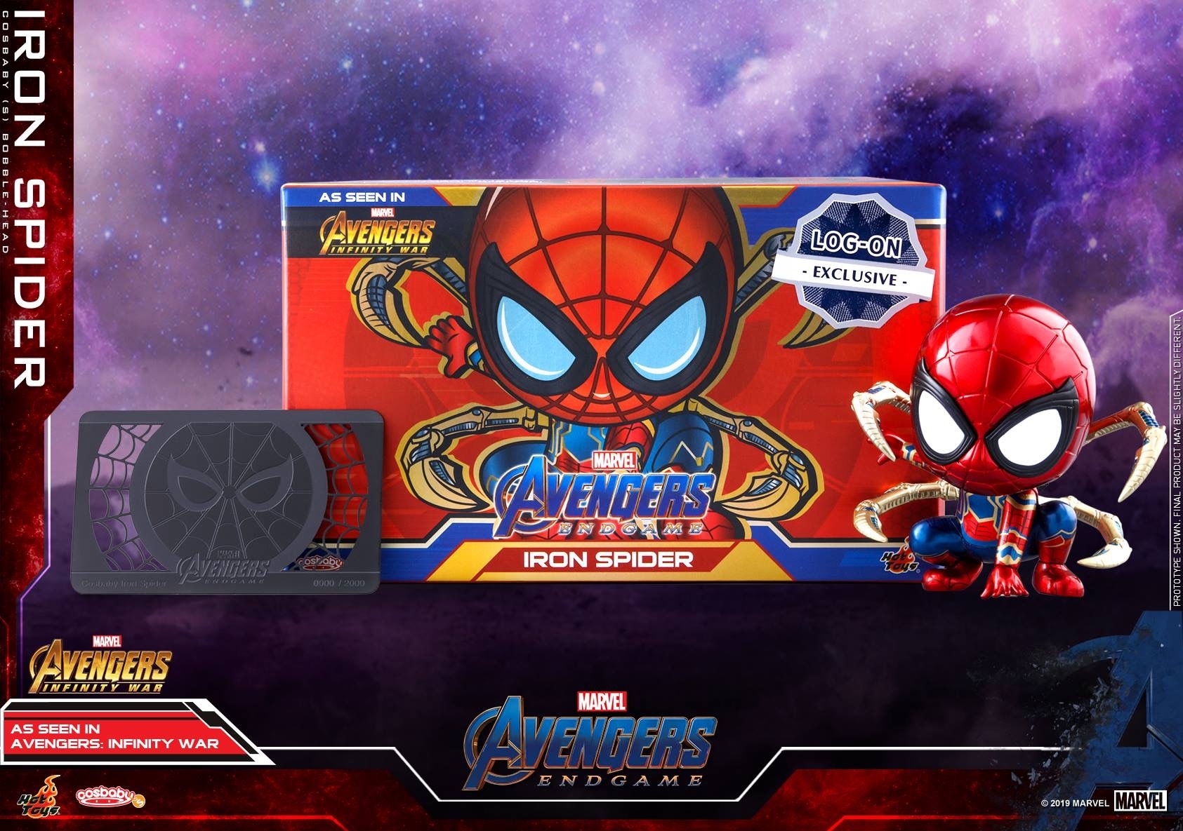 hot toys iron spider cosbaby