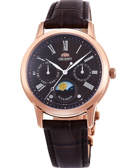 萬年鐘錶 - 東方錶  ORIENT   日月相女錶  34..8mm   RA-KA0002Y