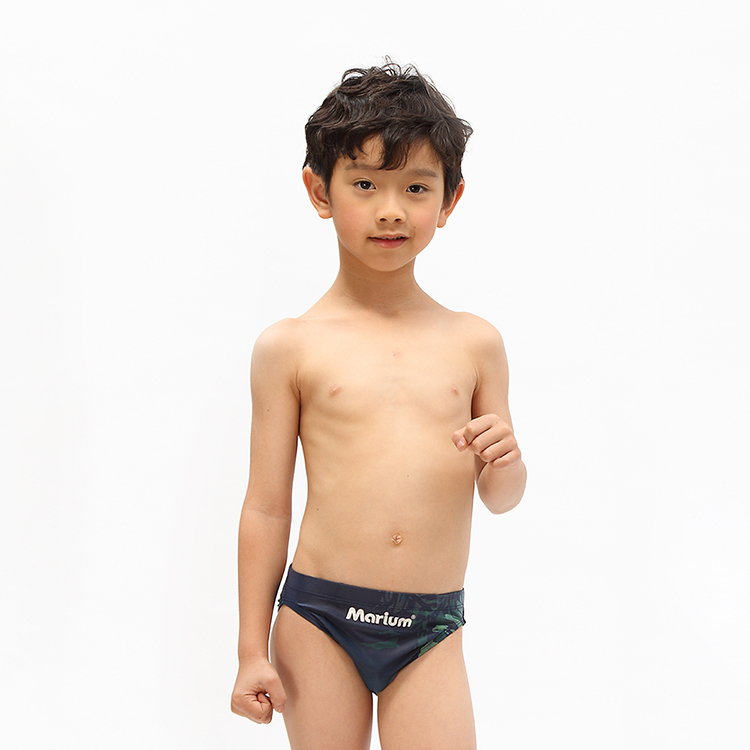 MAR-7102AJ 小男競賽三角泳褲 - 超殺豹款