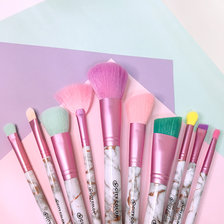CITYCOLOR 大理石絢彩仙境刷具10件組