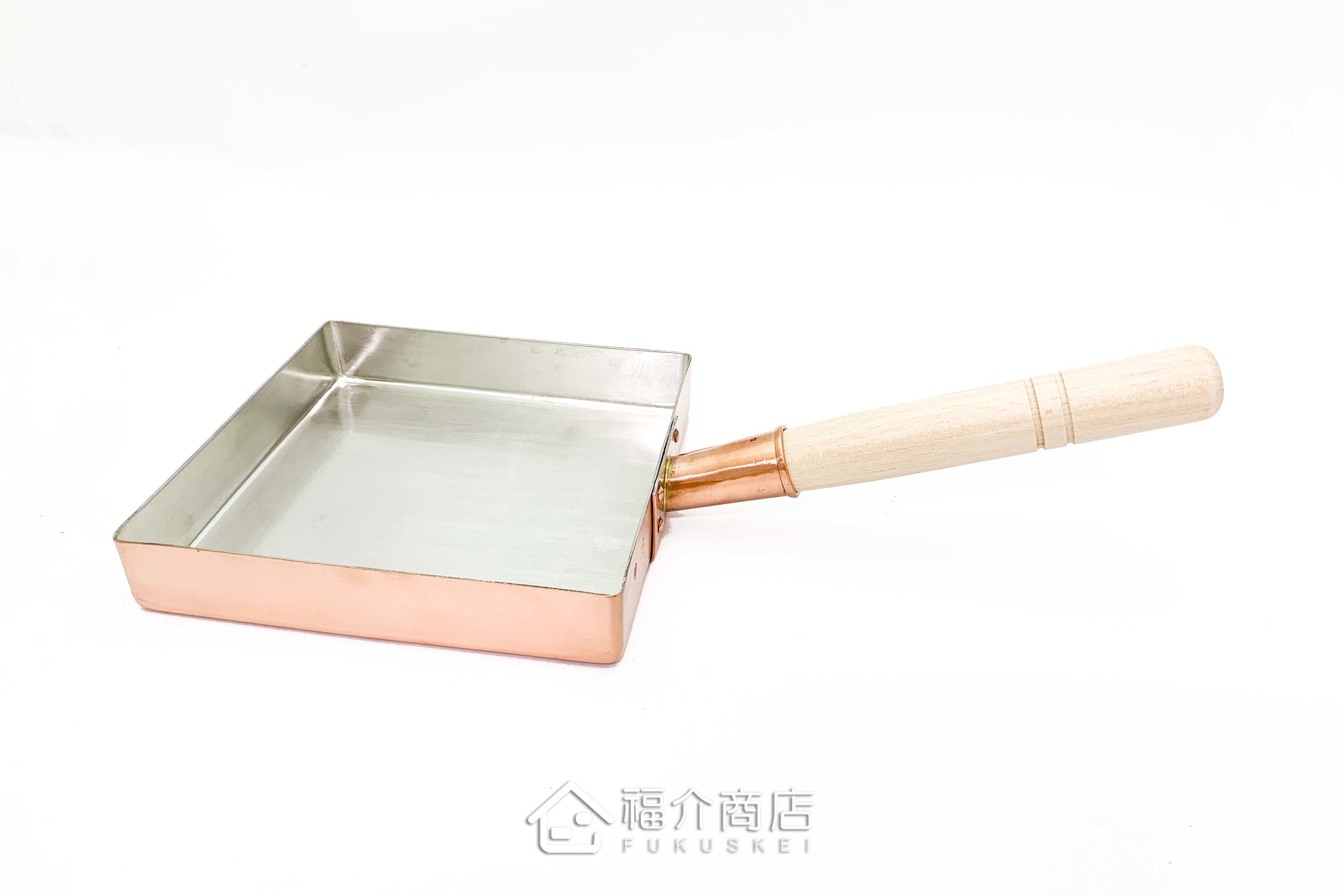 福介商店｜【丸新銅器】玉子燒銅鍋-18cm