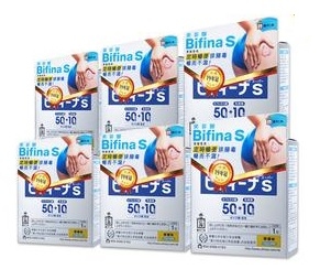 森下仁丹 【香港行貨】 Bifina S (美菲娜) 晶球益生菌(6盒) 共180包 宿便 排毒 減肥 肚腩 便秘 壓力 暗瘡 衰老 (平過 HK TVMALL)