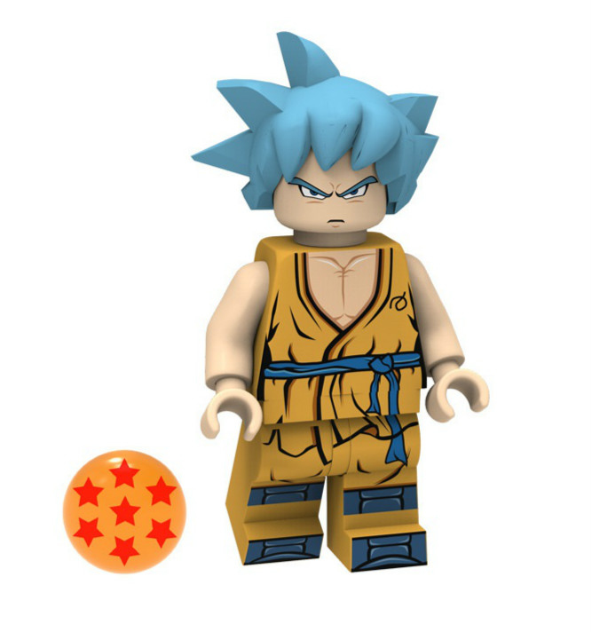 Goku Dragon Ball Custom Japan Amine Minifigs Minifigures Fit Lego P1604