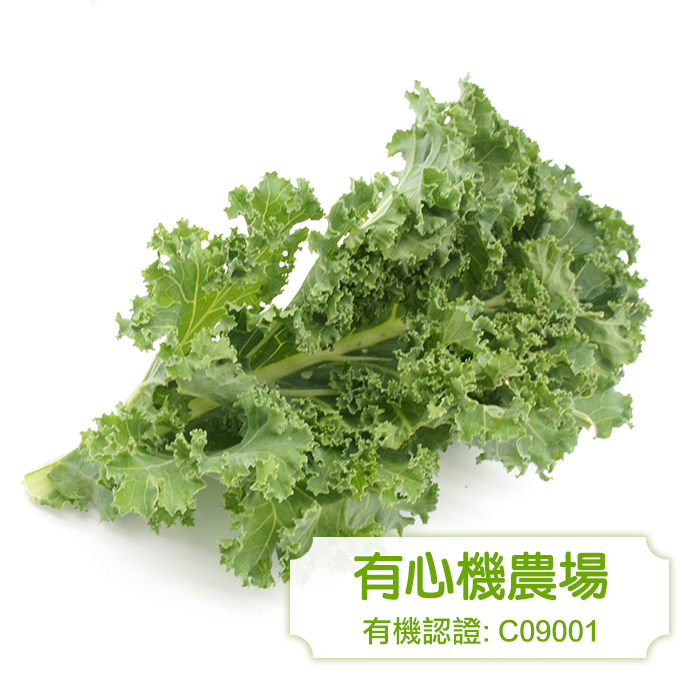 [有心機] 有機捲葉羽衣甘藍 半磅 (225g)