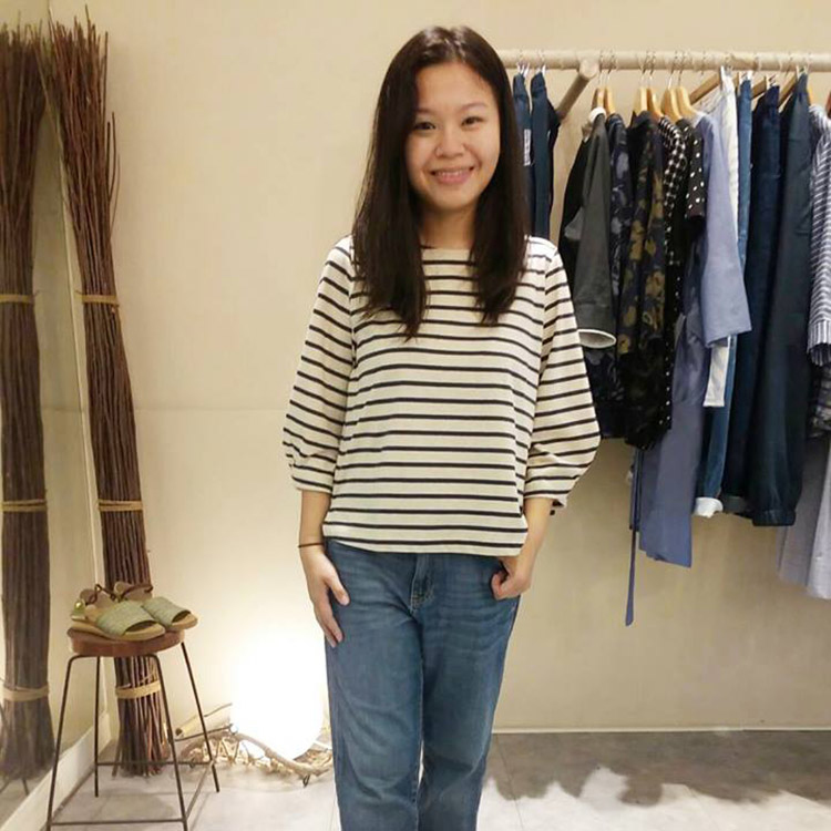 許許兒山稜線上漫步七分寬袖上衣顧客實穿心得