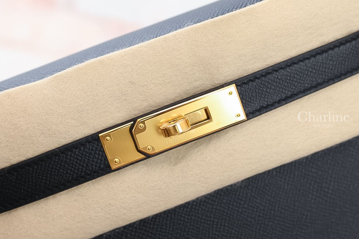 Hermès Kelly 28cm 89 Noir Epsom 黑色金釦凱莉包