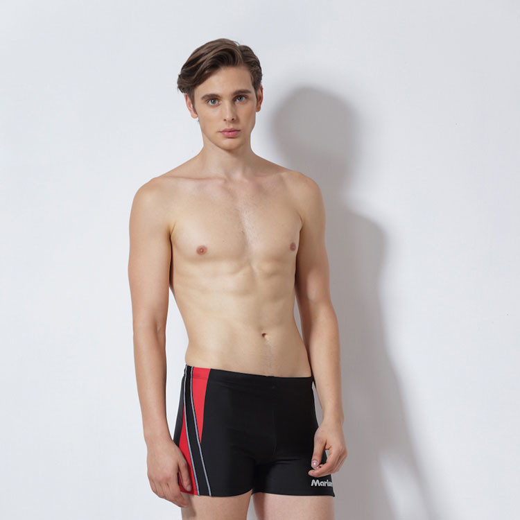 MAR-1153 大男休閒平口褲─黑