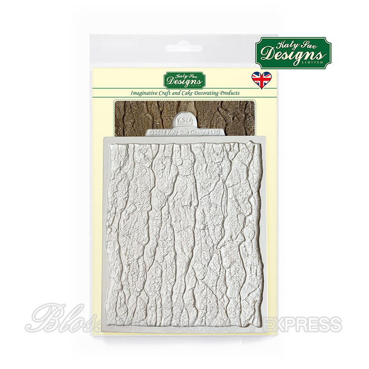 Katy Sue Design Mat - Continuous Tree Bark - Silicone Mould