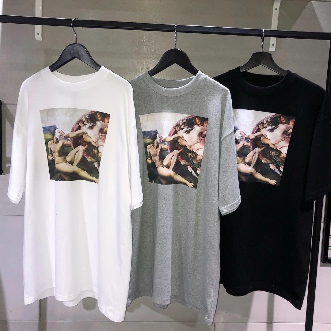 韓國 宗教油畫創世紀短袖