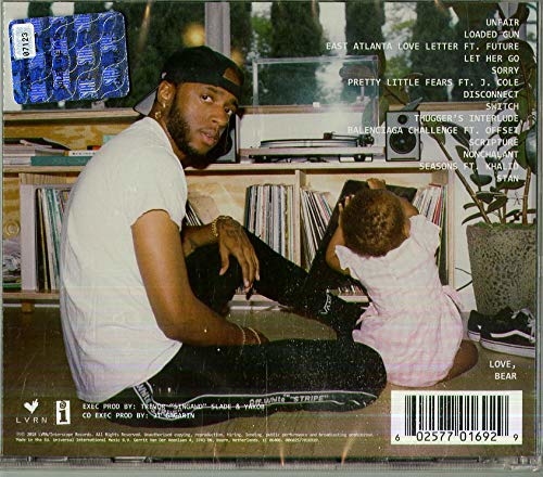 6LACK 美國饒舌歌手 East Atlanta Love Letter (2018) 原裝CD專輯 / 限量黑膠