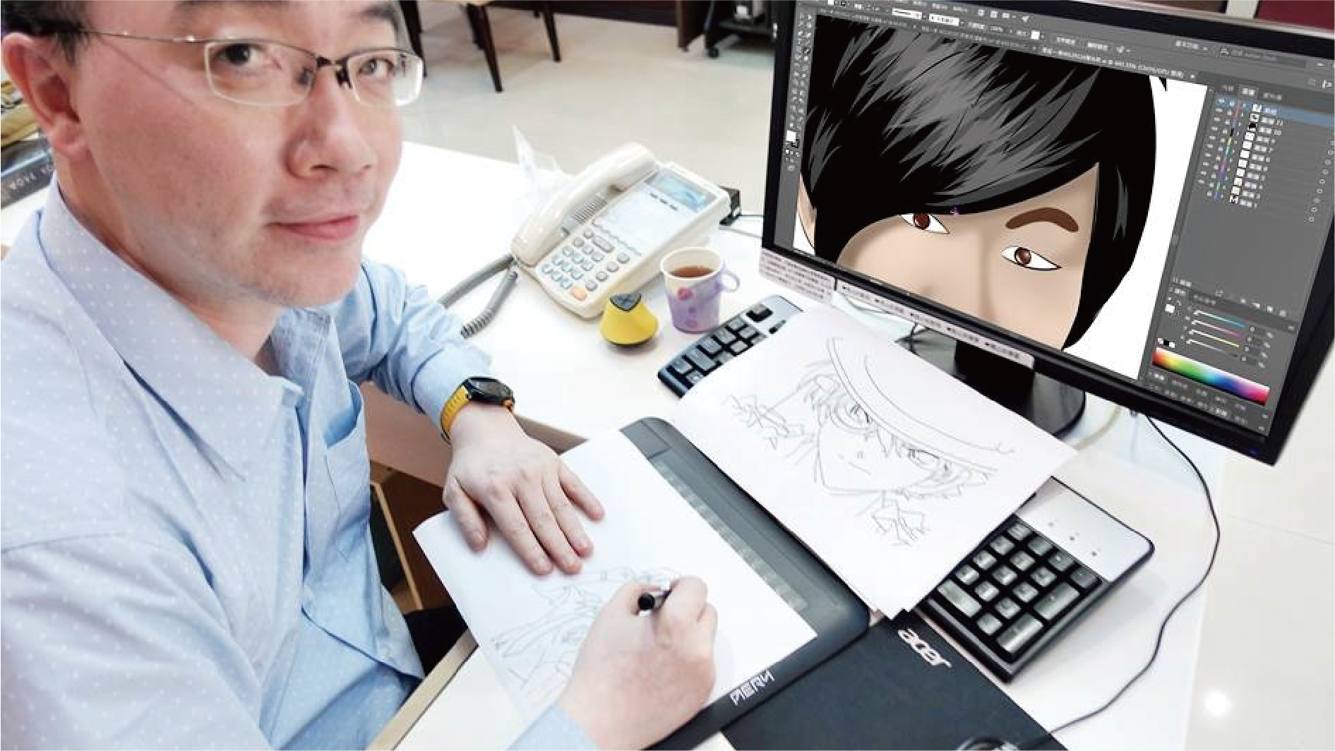 遠東科大商設科 雞蛋貓老師