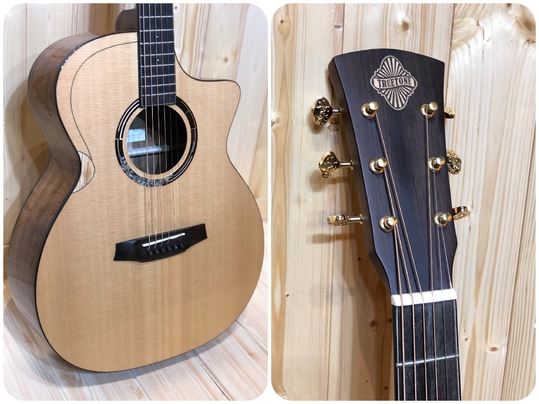 TrueTone GK-7CSS 全單板 木吉他 民謠吉他 含原廠硬盒