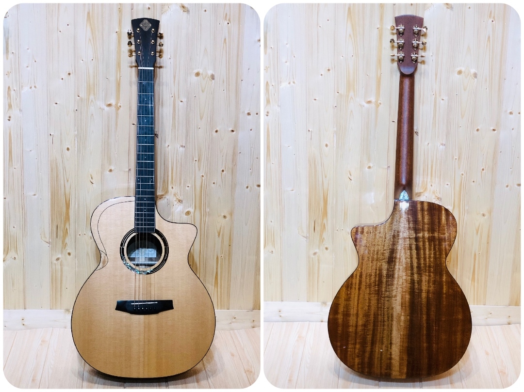 TrueTone GK-7CSS 全單板 木吉他 民謠吉他 含原廠硬盒