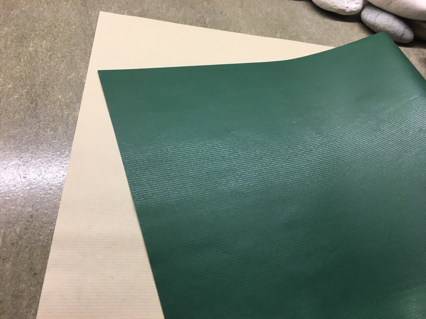 綠色羅紋/單面/瑞士Stewo包裝紙