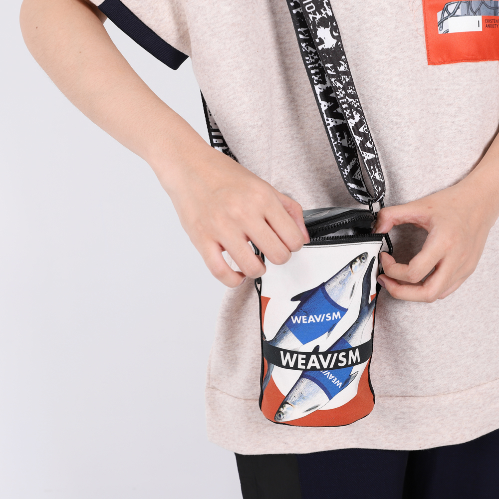 虱目魚罐頭圓筒斜背包 (橘)