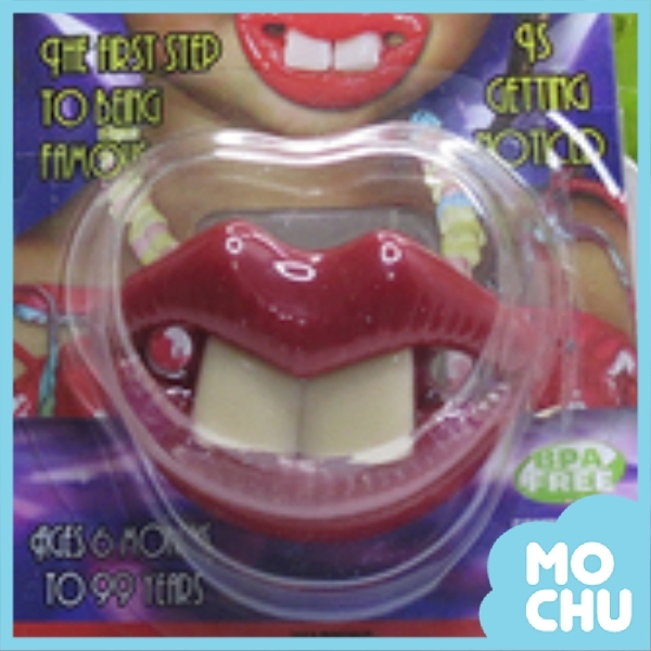 美國Billy-Bob暴牙紅唇搞怪奶嘴