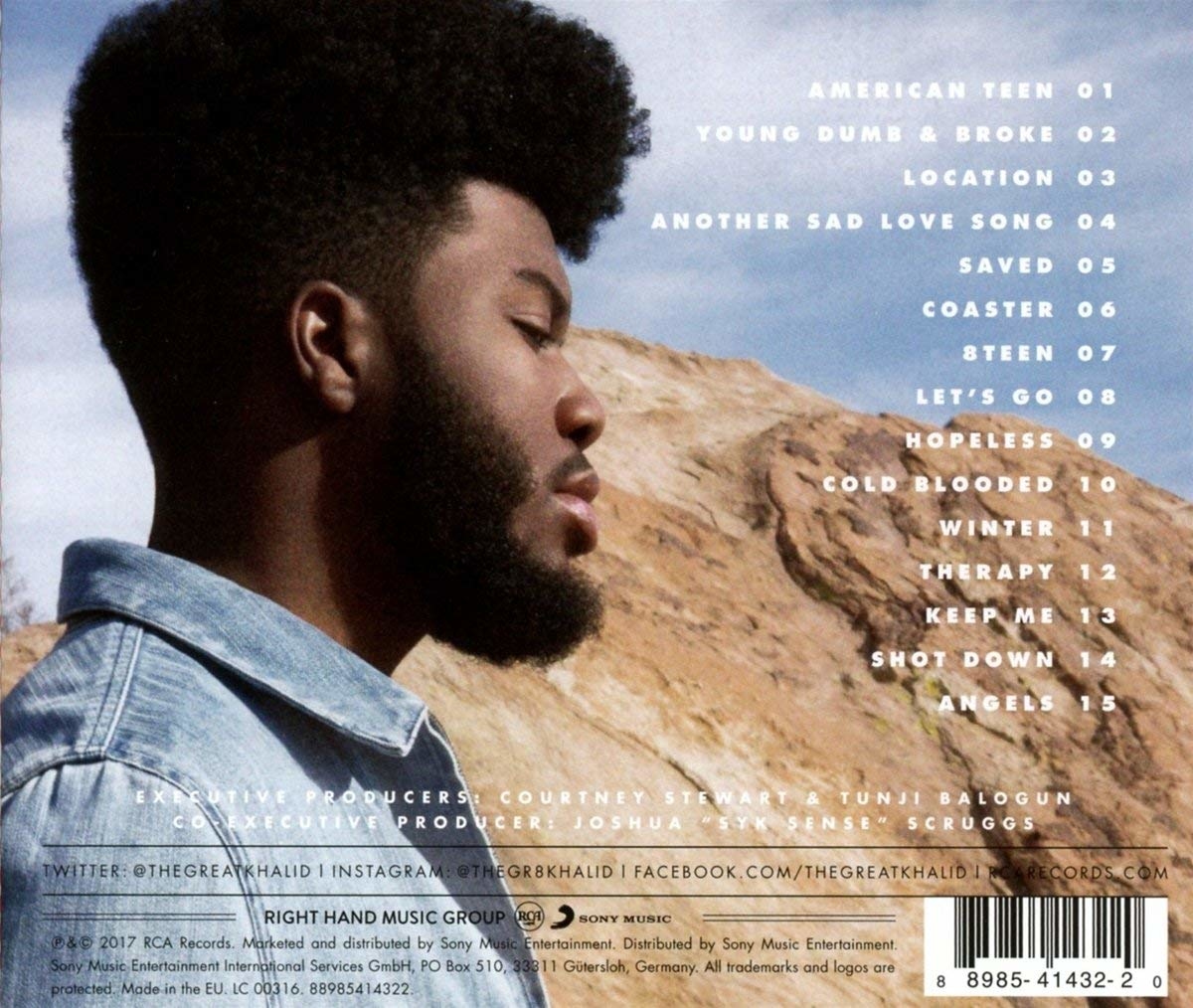 Khalid 凱利德 American Teen (2017) 原裝CD專輯 / 限量黑膠
