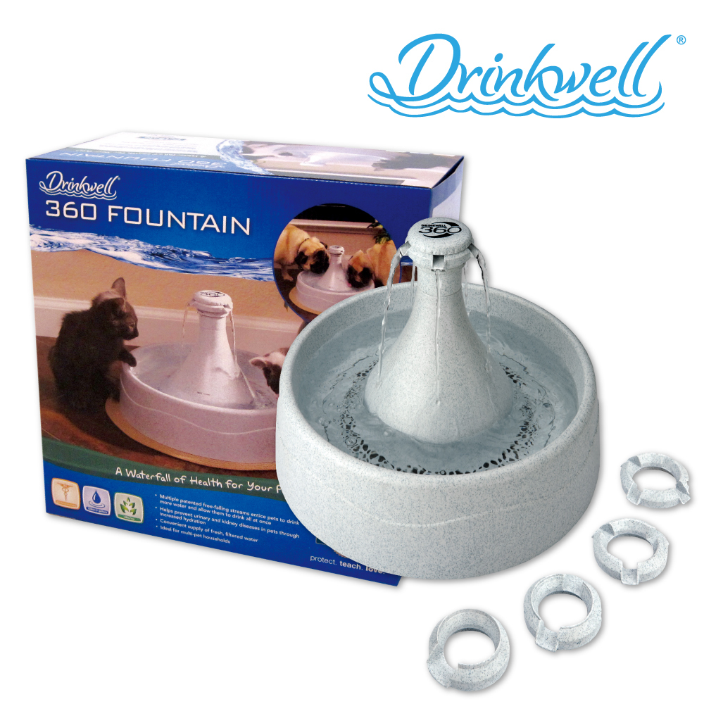 360度寵物瀑布噴泉｜好好喝
