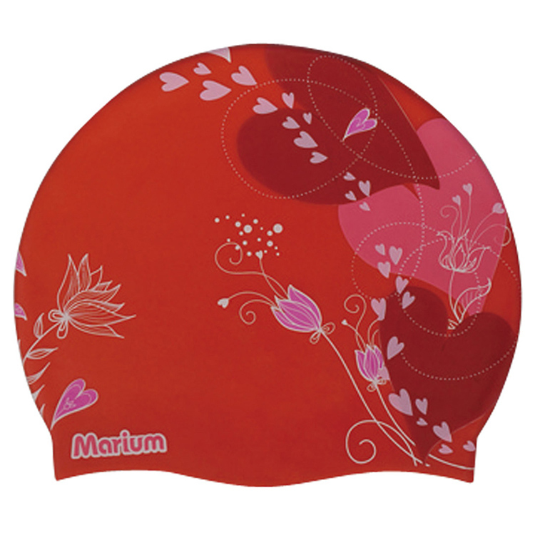 MAR-3606 大人心語矽膠泳帽-共四色