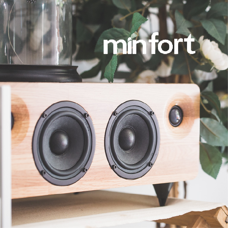 MINFORT,音響,黑膠音響,實木風扇