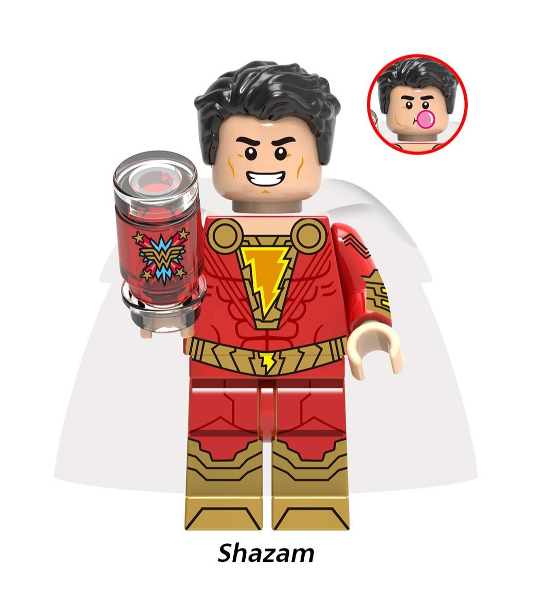 Shazam DC Super Heroes Custom Minifigs Minifigures Fit Lego X1173