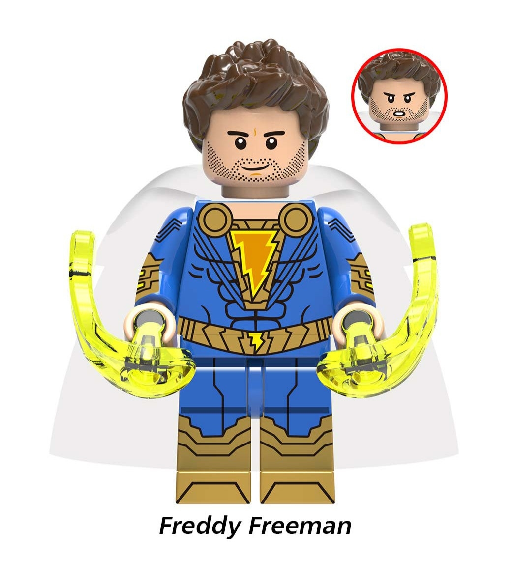 Freddy Freeman Shazam DC Super Heroes Custom Minifigs Minifigures Fit Lego X1174