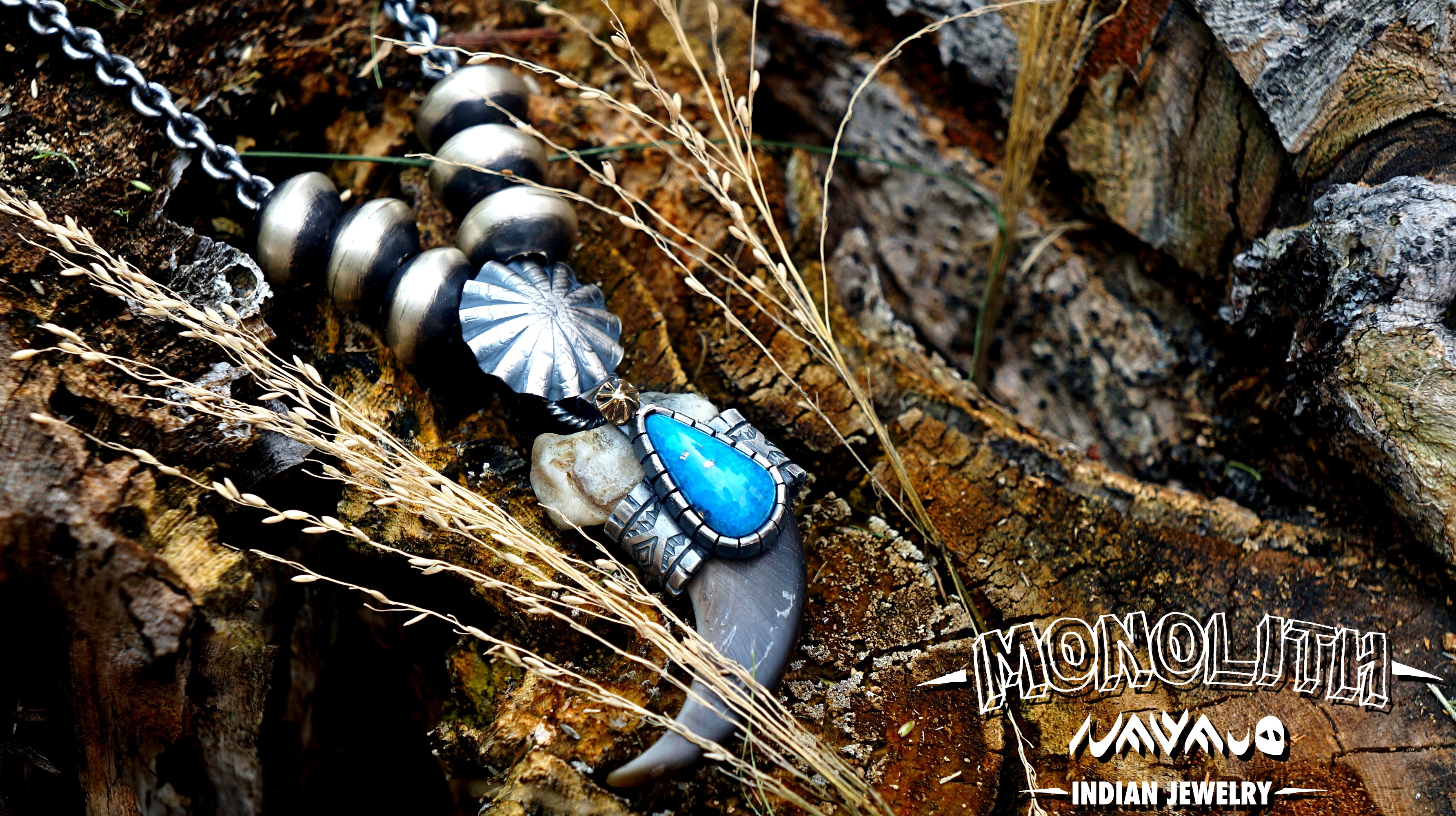 Ithaca peak 黑熊爪點金打印【 吊墜 】