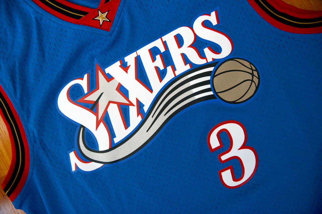 Mitchell & Ness 費城76人隊 Allen Iverson 1999-2000 復刻 Swingman 球衣