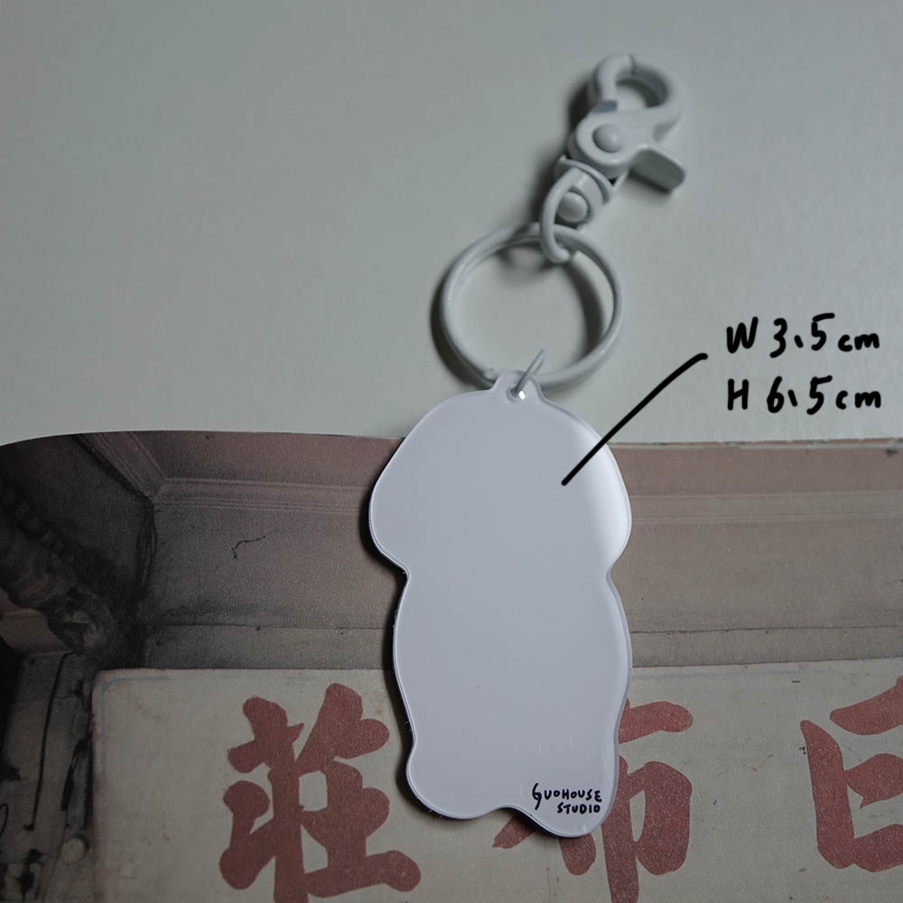 西施鑰匙圈