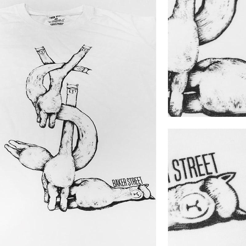 Exercising Alpaca 聖羅駝 短T