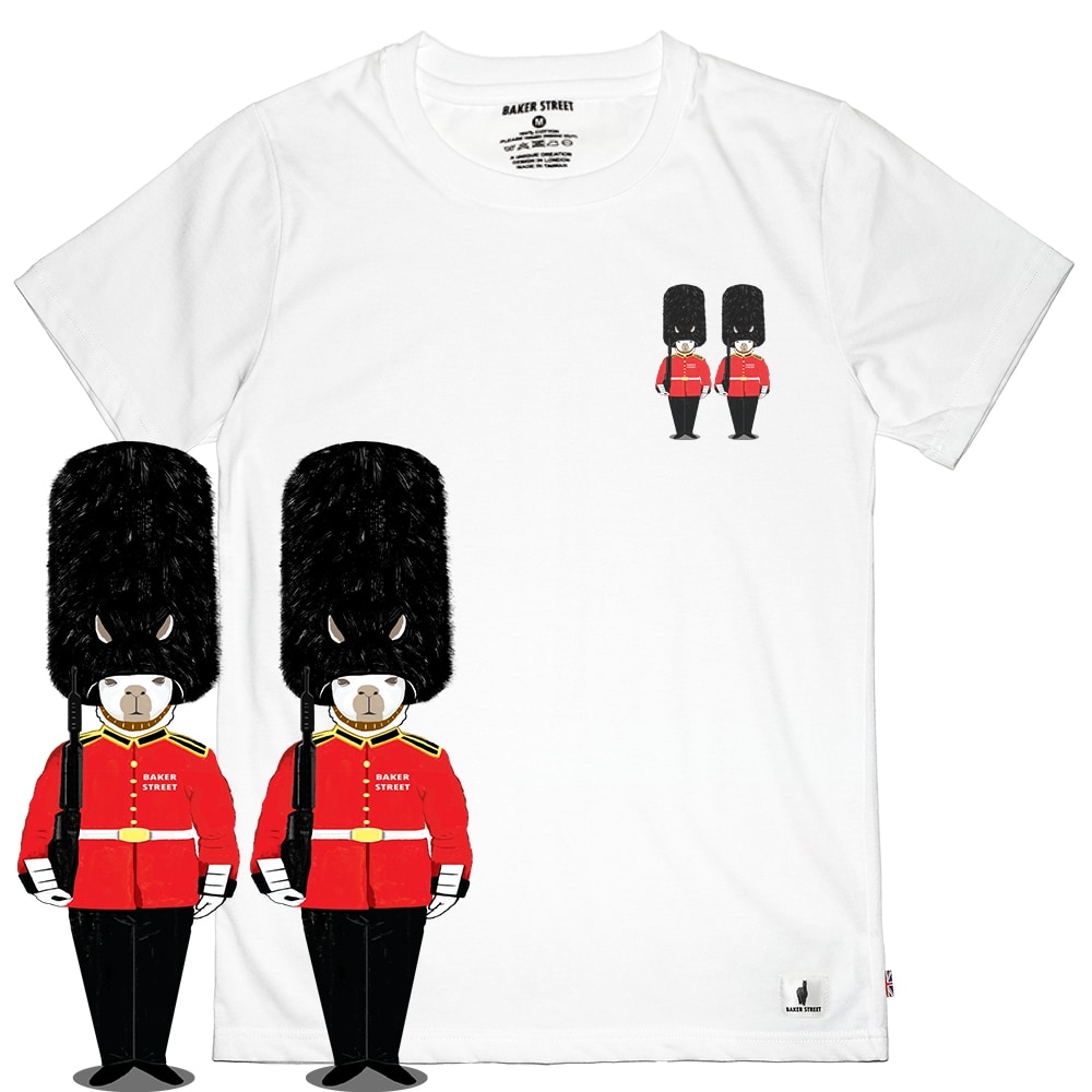 Little Stamp: Twin Alpaca Grenadier Guard 短袖T恤
