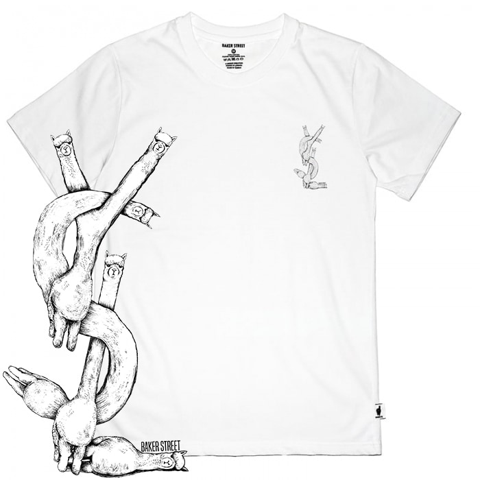 Little Stamp:Exercising Alpaca 聖羅駝 短T