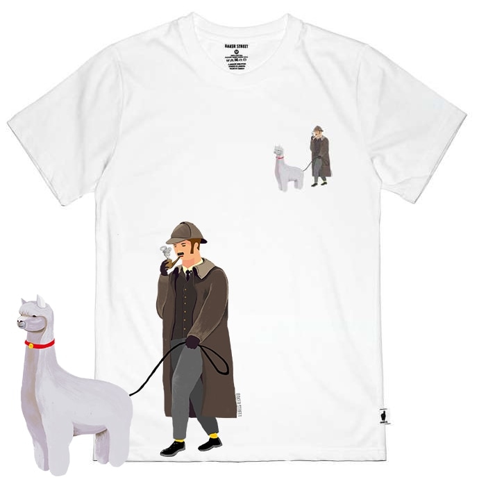 Little Stamp: Walking the Alpaca 短袖T恤