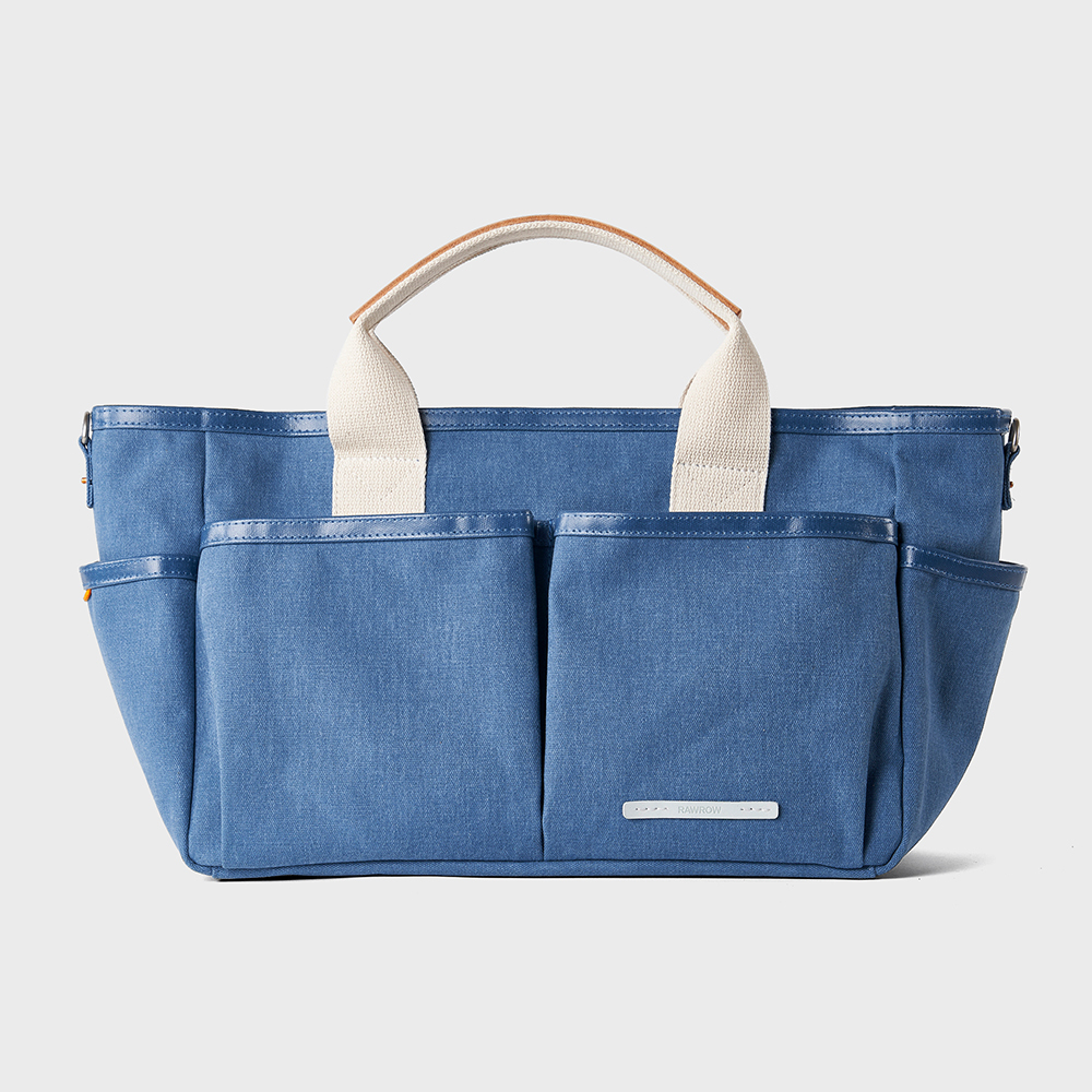 公園系列-雙層兩用包(手提/肩背，大，38x26cm)-靛藍-RCR720IB