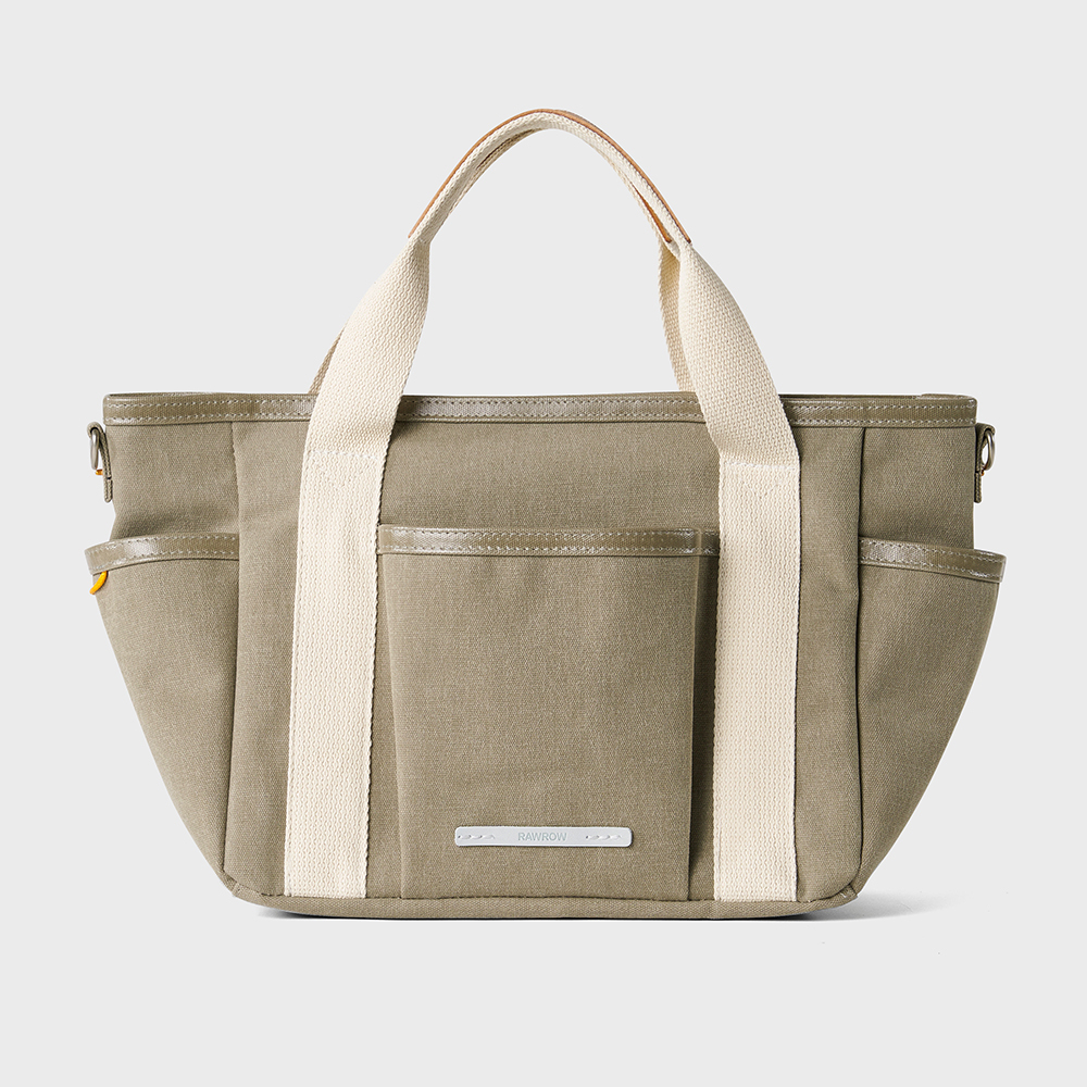 公園系列-雙層兩用包(手提/肩背，中，31x26cm)-草綠-RCR730SG