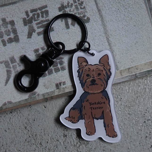 約克夏鑰匙圈
