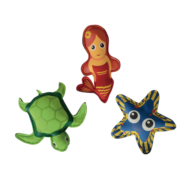 MAR-3765 卡通水中玩具─乙組三入 可愛海底動物