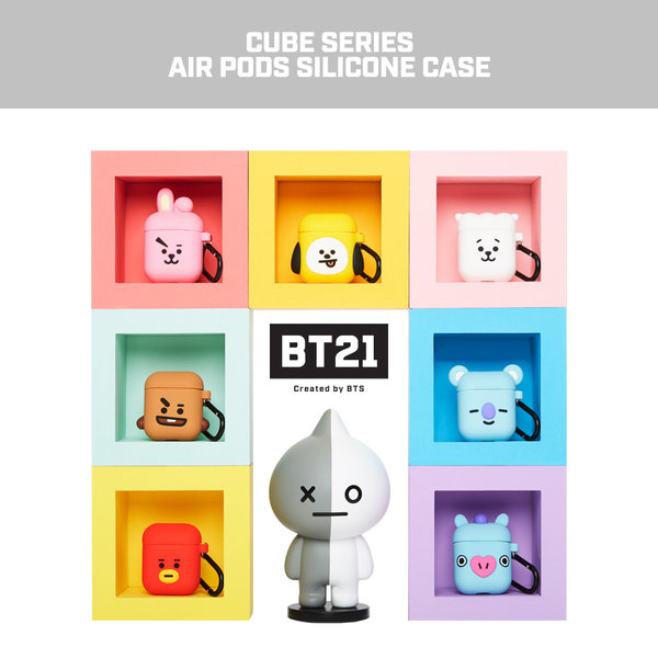 BT21 Cube AIr Pods Silicone Case