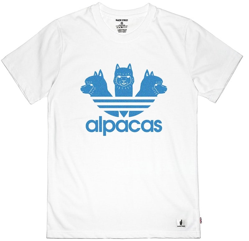 Alpacas Blue  threehead 愛迪駝(藍)  短T