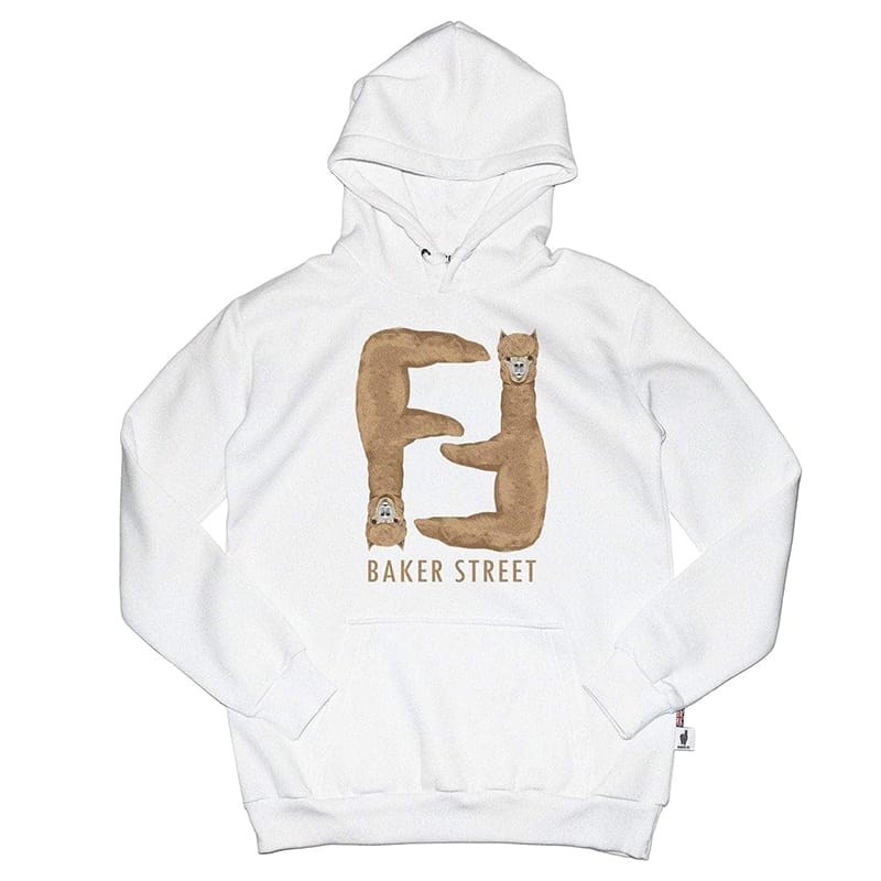 Upside Down Alpaca 摩卡顛倒駝 高磅數長袖帽T