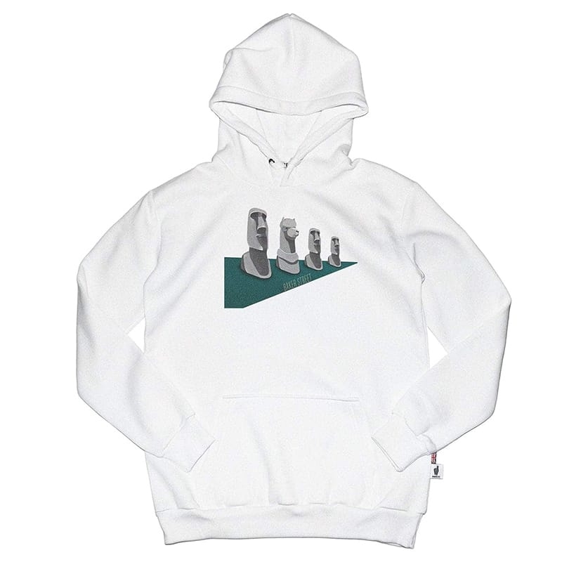 Moai Alpaca 高磅數長袖帽T