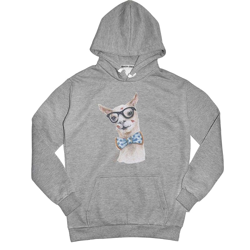 Kissy Alpaca 高磅數長袖帽T